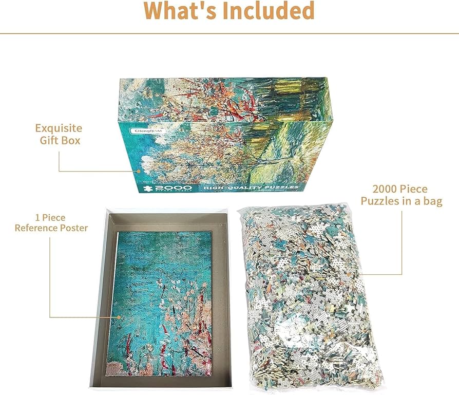 Amazon | CHengQiSM 2000ピース ジグソーパズル ラージピース 花咲く桃