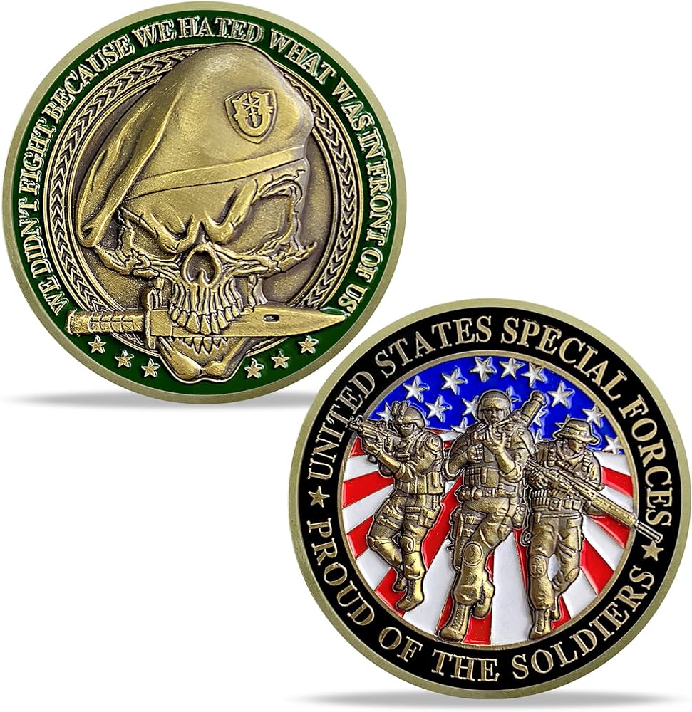 Amazon.co.jp: AtSKnSK アメリカ特殊部隊 ミリタリー チャレンジコイン
