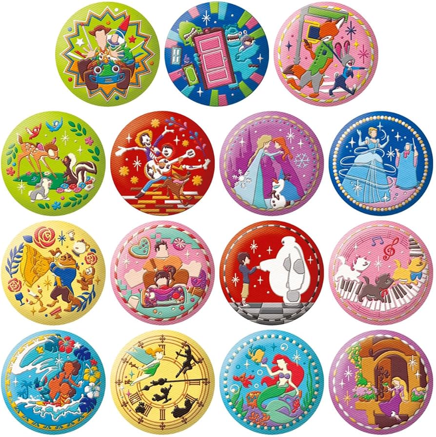 Amazon.co.jp: BANDAI (BANDAI) Disney Characters Embroidered Tin