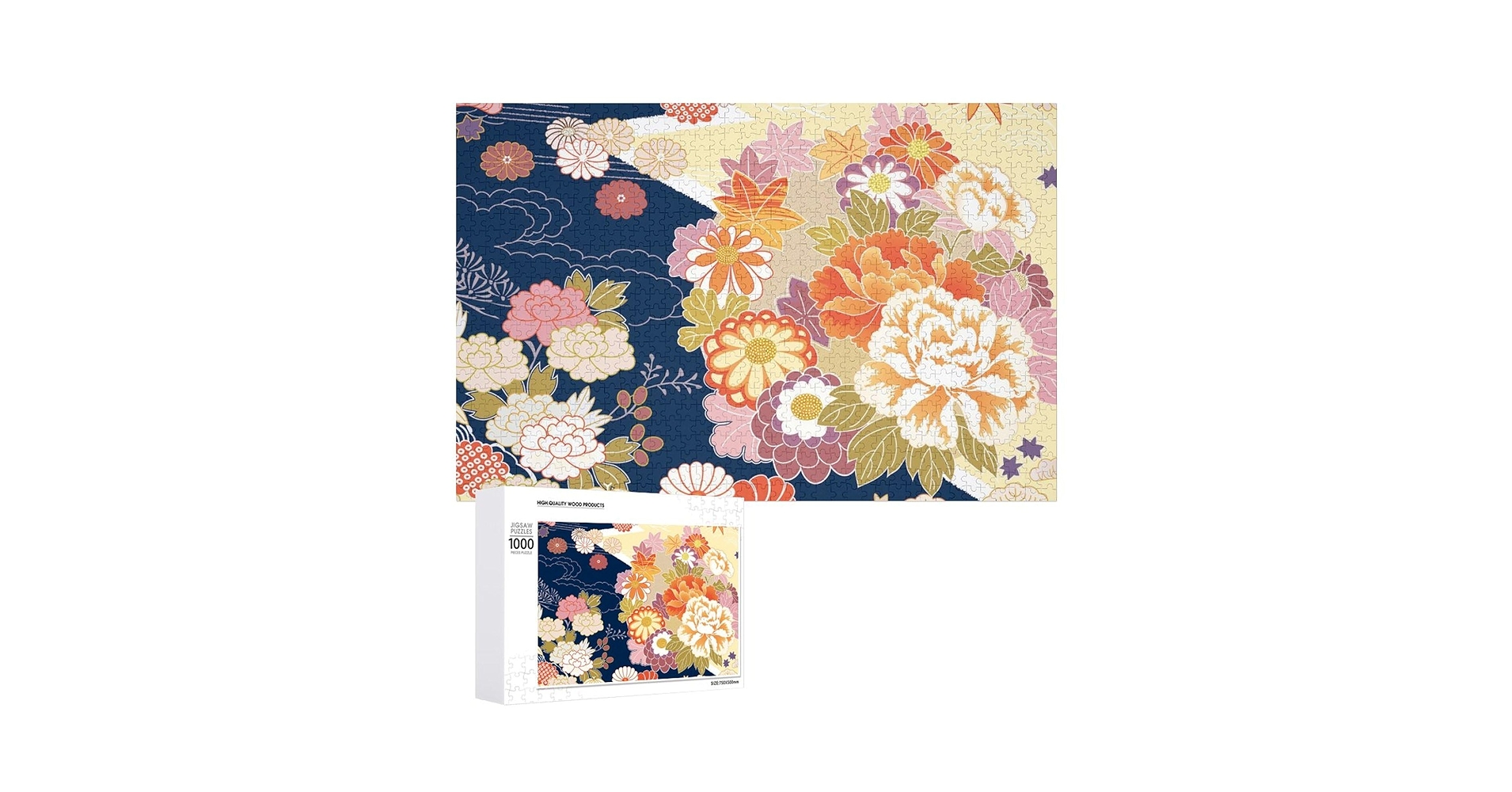 Mononoke Kyoto ジグソーパズル 1000ピース 花柄 Mononoke Kyoto
