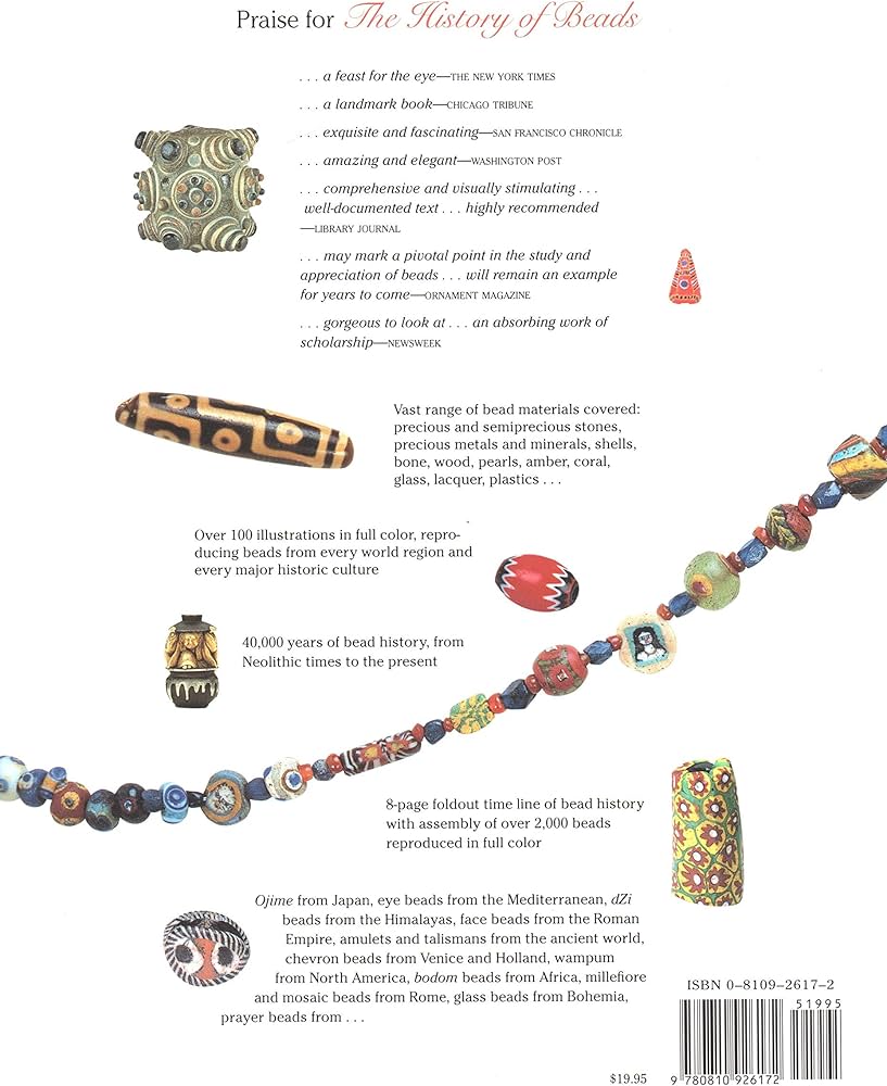 The History of Beads: From 30,000 B.C. to the Present: Dubin, Lois