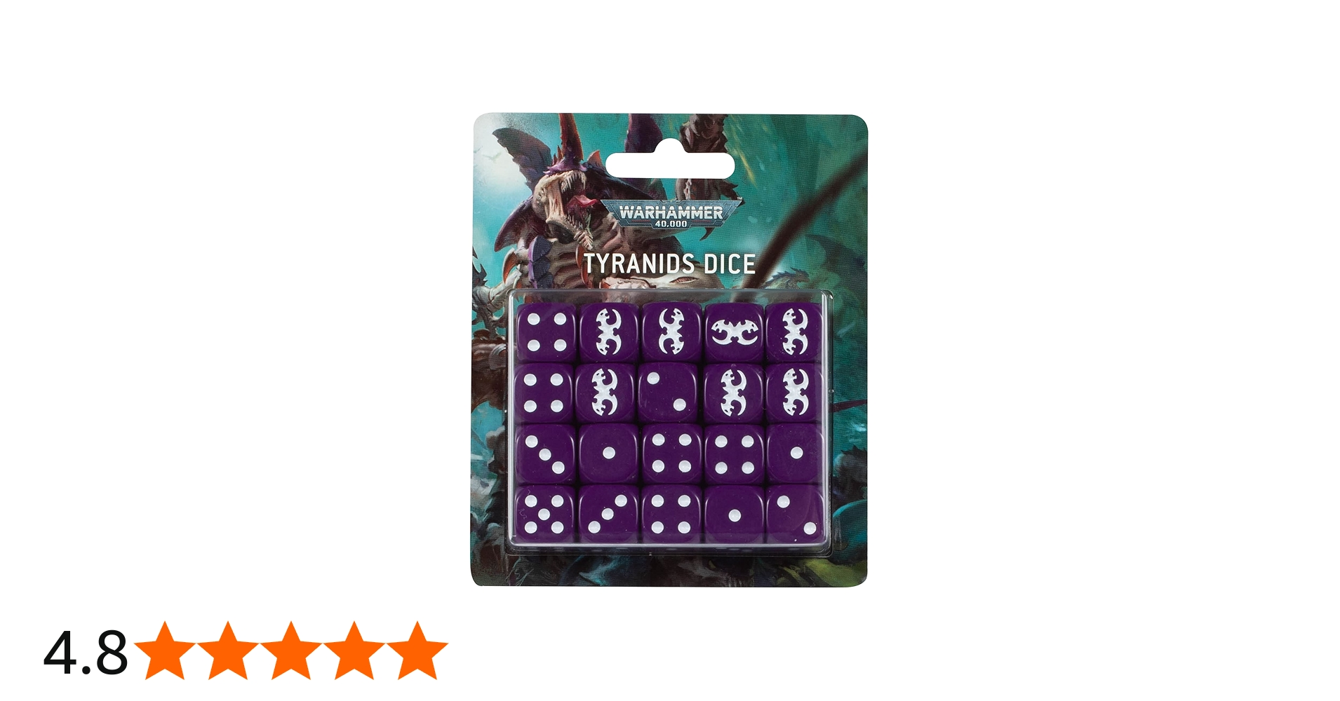 Amazon | ウォーハンマー 40K - ティラニッド サイコロセット | ダイス