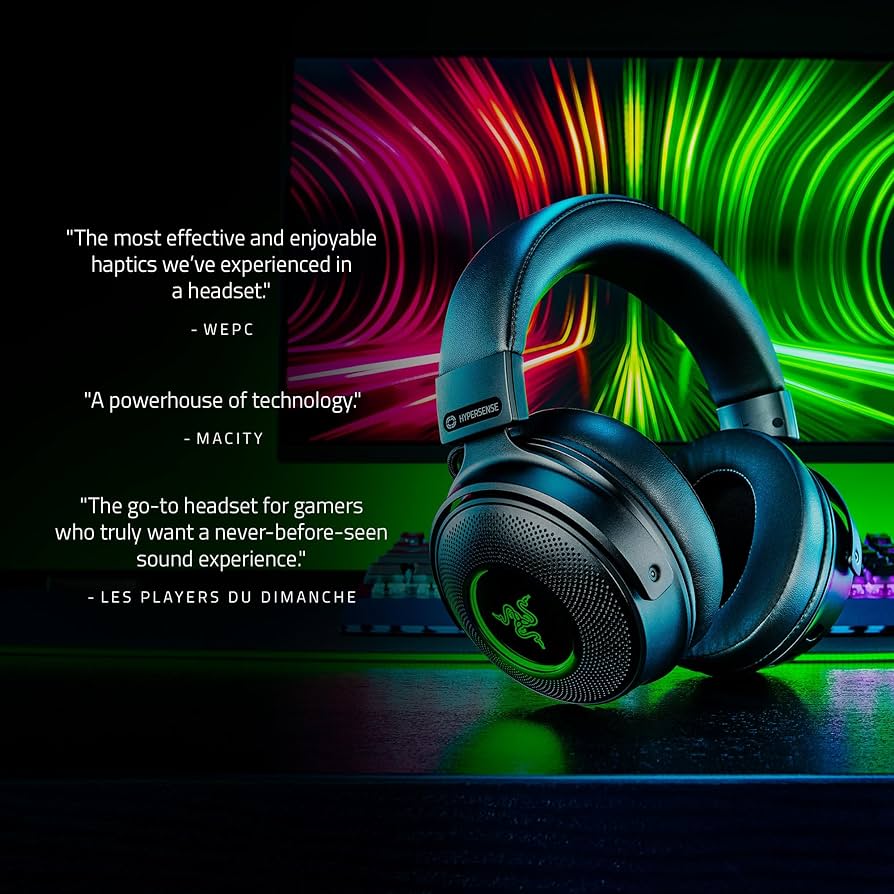 Amazon.com: Razer Kraken V3 Pro Wireless Gaming Headset with