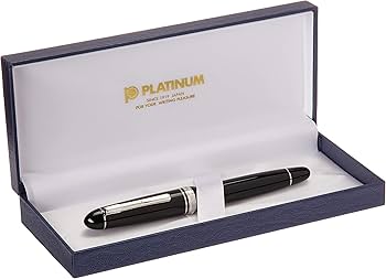 Amazon | プラチナ万年筆 万年筆 プレジデント ブラック 中字 PTB