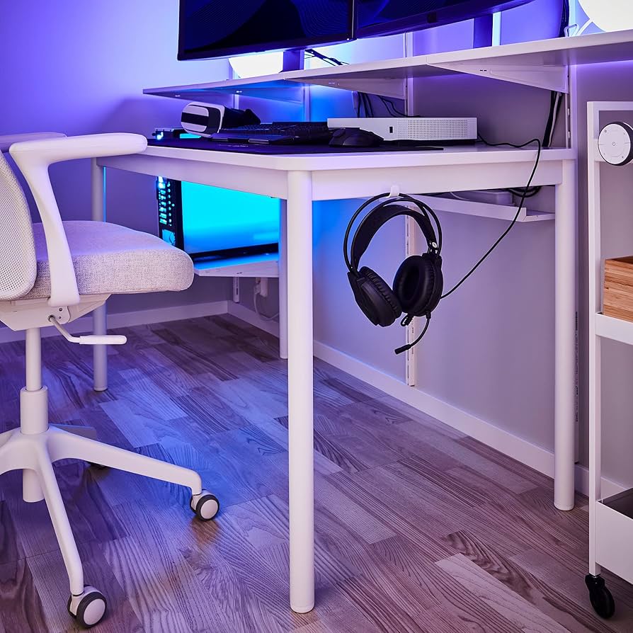 TMNK】IKEA TOMMARYD デスク／テーブル TOMMARYD table white stained