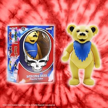 Amazon.com: Super7 Grateful Dead Dancing Bear - 3.75