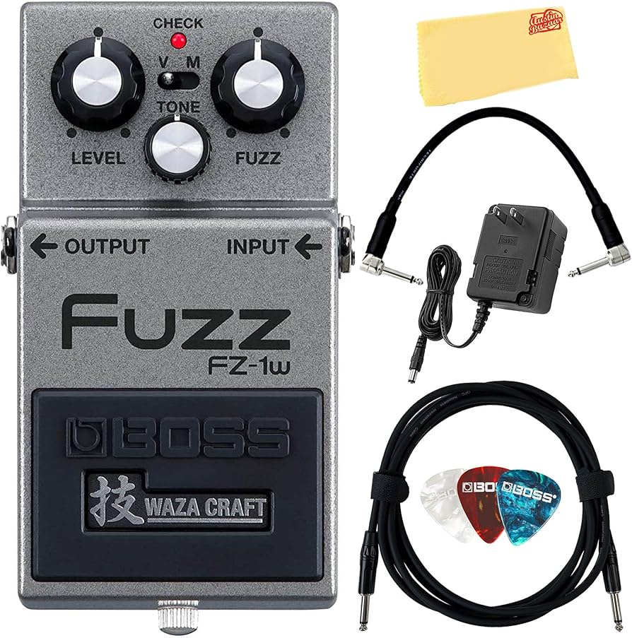 Amazon.com: Boss FZ-1W Waza Craft Fuzz Bundle with Gearlux Power