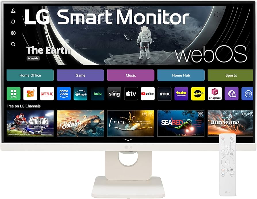 美品】LG スマートモニター 25SR50F-W 25