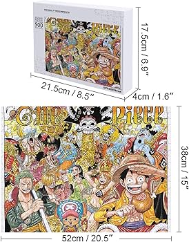 Amazon.co.jp: ワンピース/ONE PIECE 500/1000ピース 木製パズル 減圧