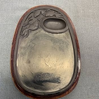 中国 細密彫刻 書道具 端渓硯 装飾端渓雕盒 M 7758E 中国 細密彫刻