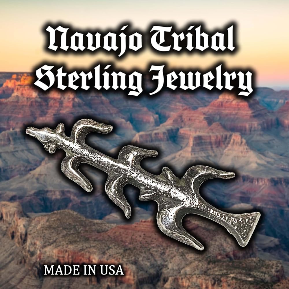 Amazon | ナバホ族 インディアンジュエリー STERLING ブローチ