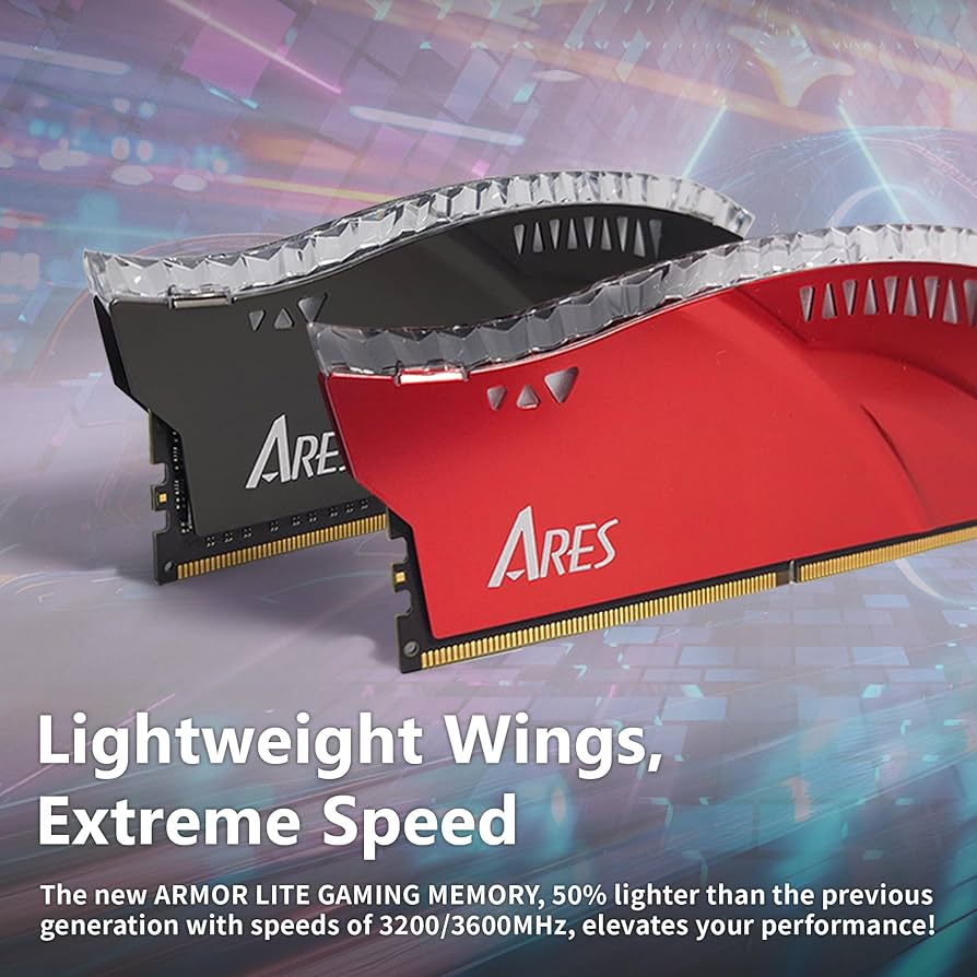 DATO DDR4 RAM 16GB (8GBx2) Memory with RGB Heatsink 3200MHz CL16