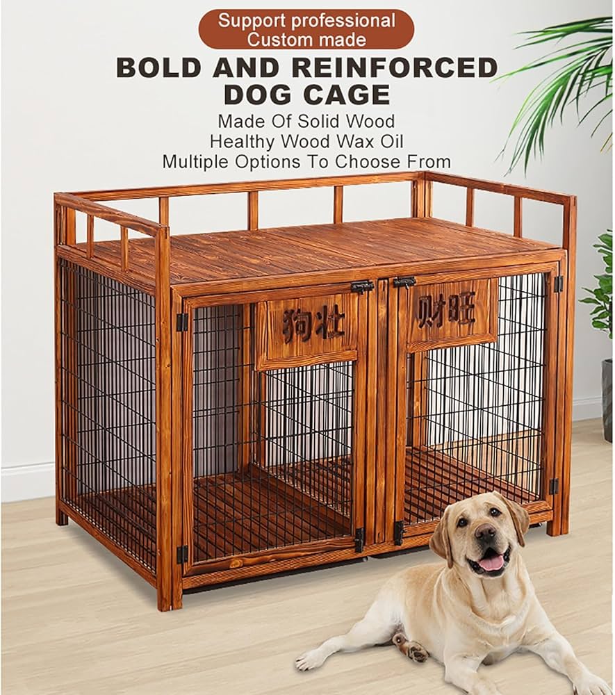 Amazon | ドッグハウス 室内 木製 連結 丈夫 中型犬 小型犬 木製