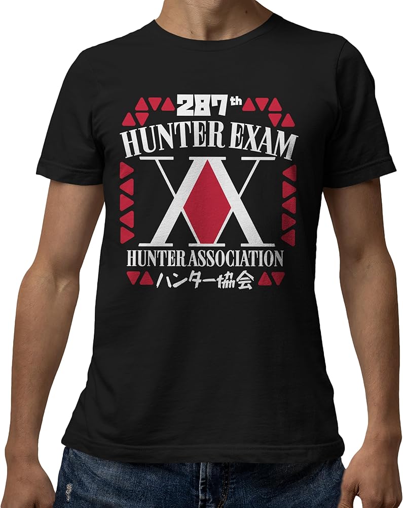 Hunter X Hunter 287th Hunter Exam Mens and Womens Short Sleeved T