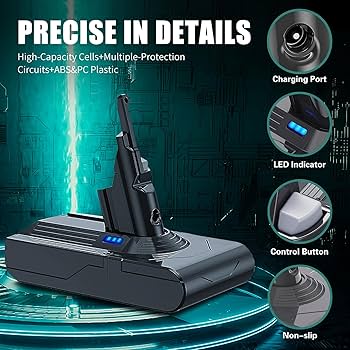 Amazon.com: EGR Upgraded 7000mAh V8 Battery Replacement Compatible