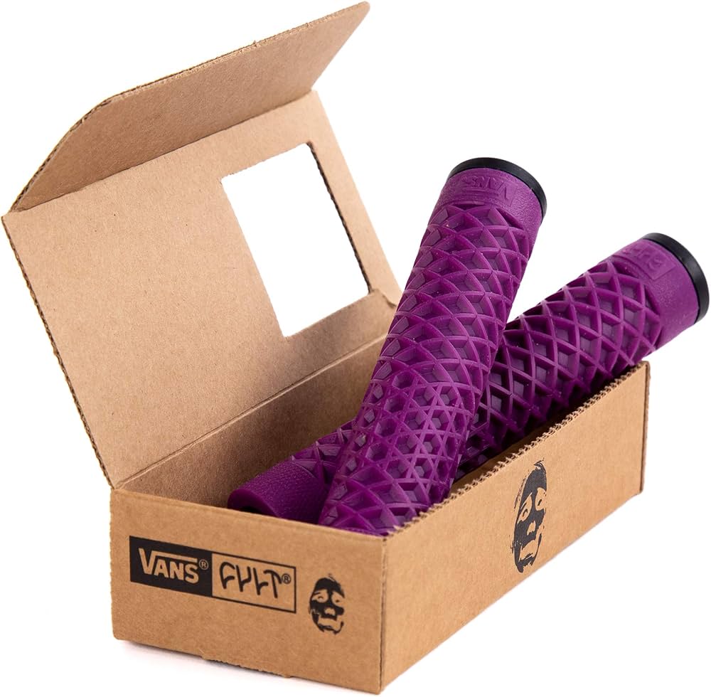 Amazon.com : ODI Cult X Vans Flangeless Grips, 143mm, Purple