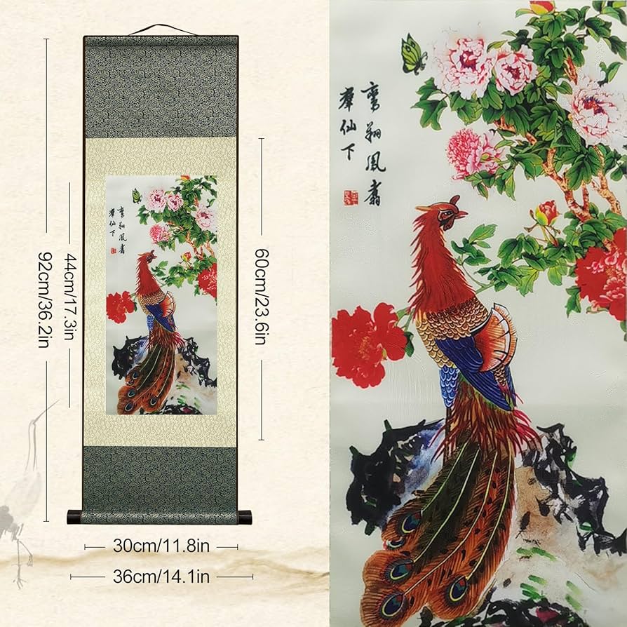 掛け軸 陳榮江 黄山玉屏峰 紙本 希少 軸装 茶道具 掛軸 美品 です。 楽天