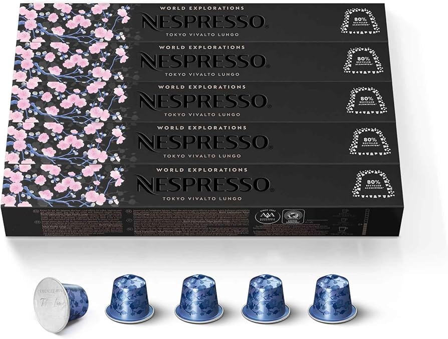 Amazon.com: Nespresso Capsules Original, Tokyo Lungo, Medium Roast