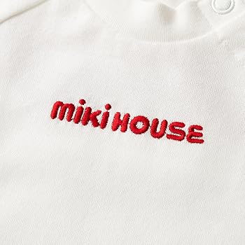 新品ミキハウス親子お揃い半袖 ロゴTシャツ80 M