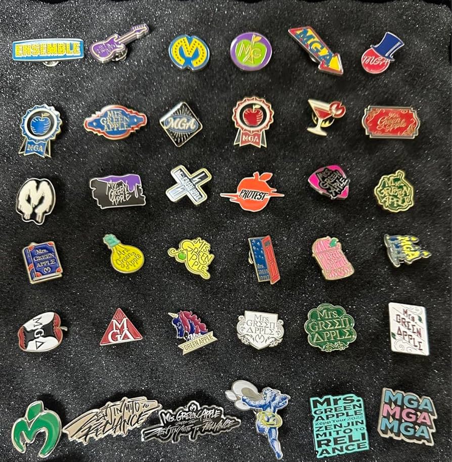 Mrs. GREEN APPLE ミセス ピンバッジ コンプリートセット
