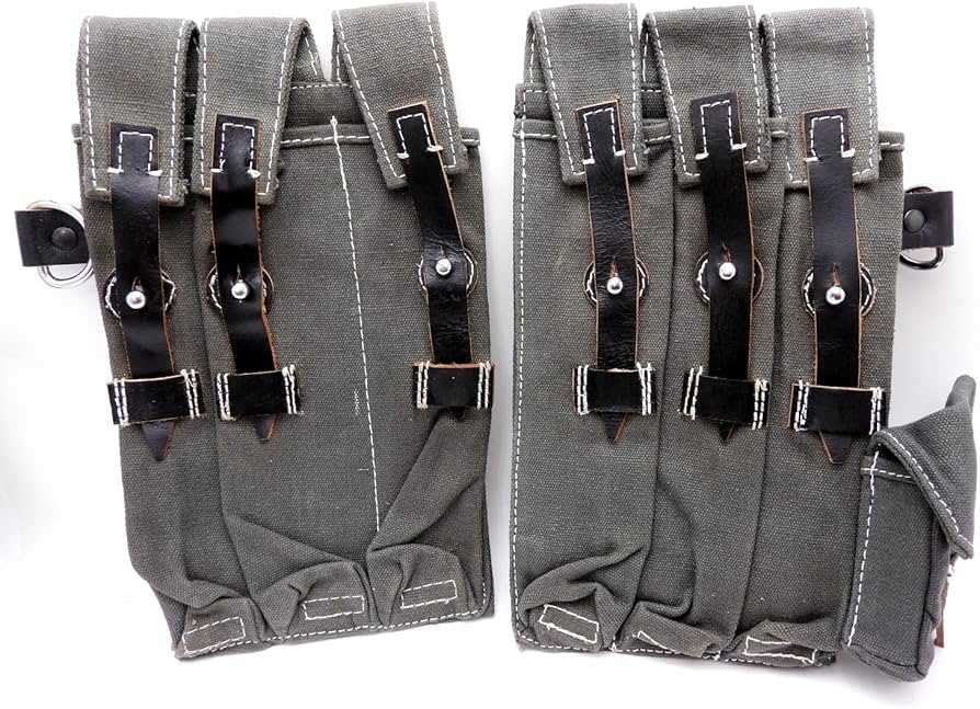 Amazon | ドイツ軍 MP40 マガジンポーチ 左右セット ヴァッフェン