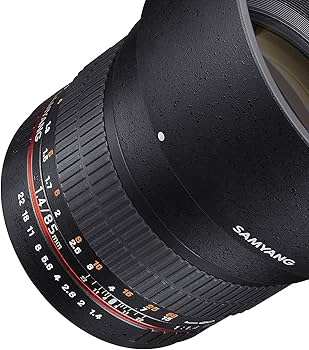 Amazon.com : Samyang SY85M-FX 85mm F1.4 Ultra Wide Lens for Fuji X