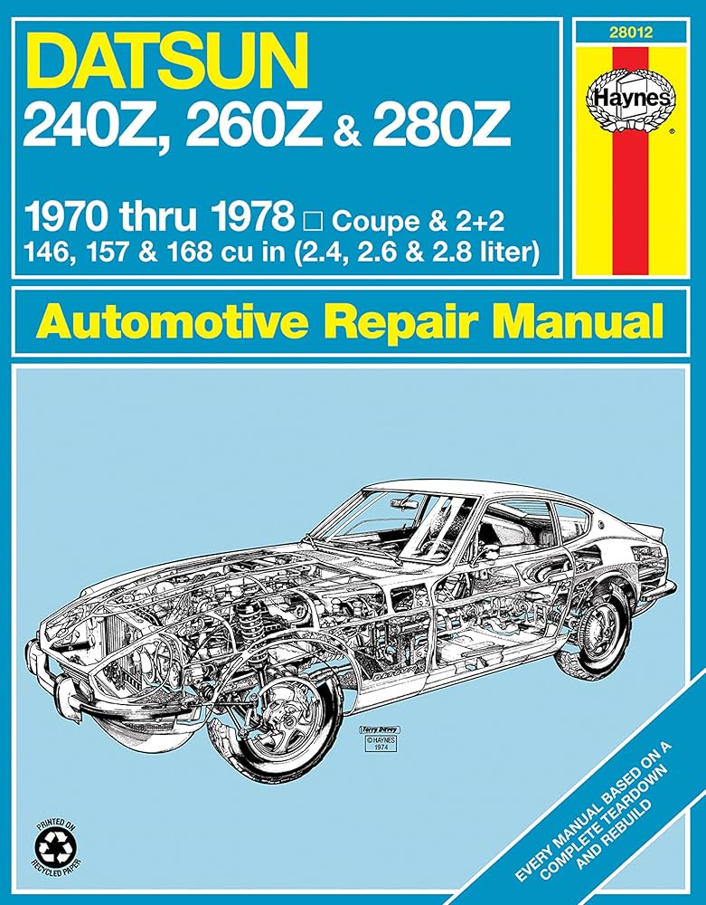 Datsun 240Z (70-73), 260Z (74-75) & 280Z (76-78) Haynes Repair