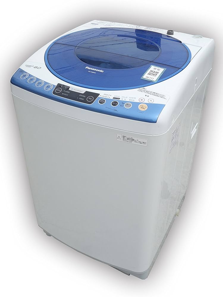 489 パナソニック 家庭用 洗濯機 大容量 8キロ 小型 同棲使用可 489