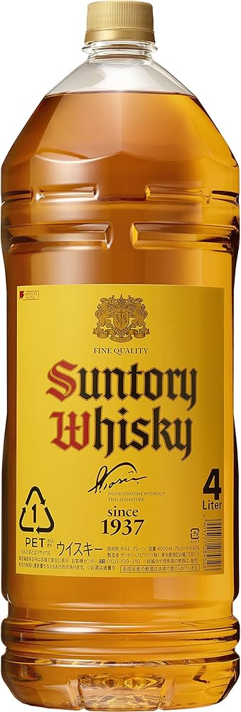 Amazon.co.jp: サントリー ウイスキー 角瓶 [日本 4L ] : 食品・飲料・お酒