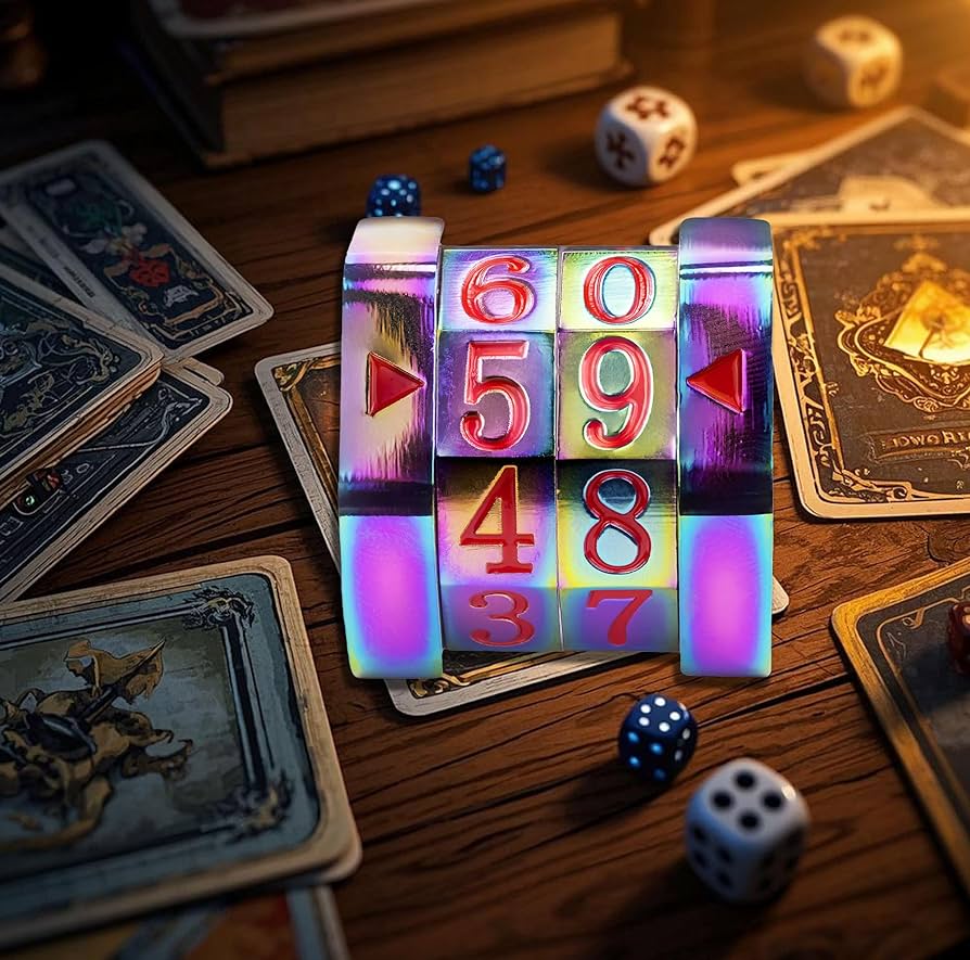 Amazon.co.jp: ALOBGHDC メタル MTG ライフカウンター マジックカード