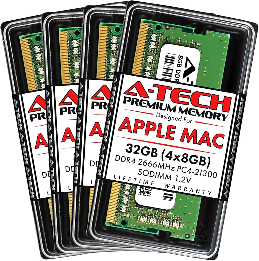 A-Tech 32GB Kit (4x8GB) RAM for Apple iMac 2019 & 2020 27 inch