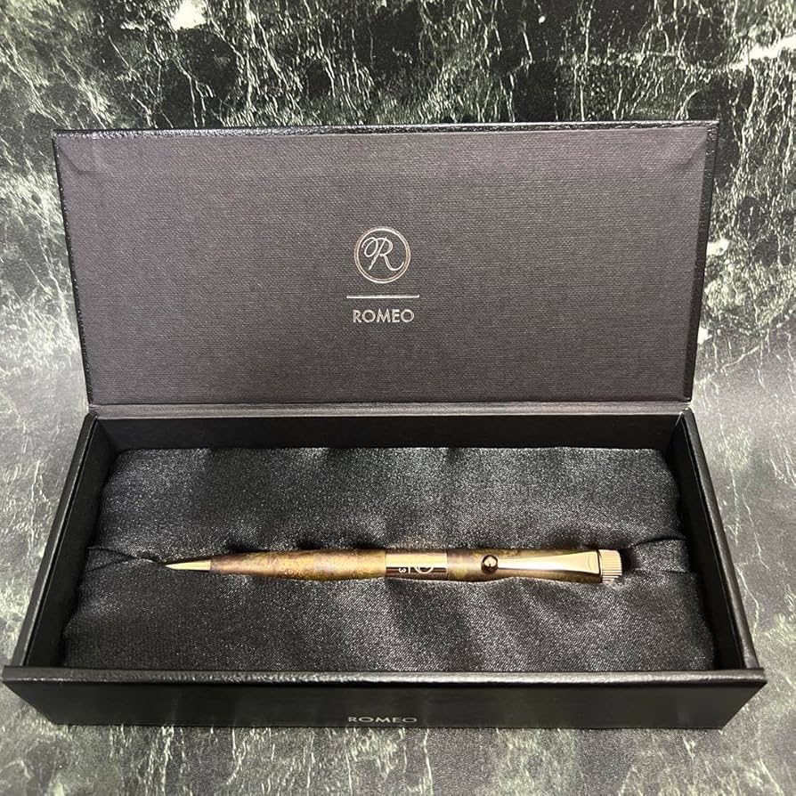 伊東屋 ロメオNo.3 ボールペン 斑紋孔雀色 限定】ROMEO No．3