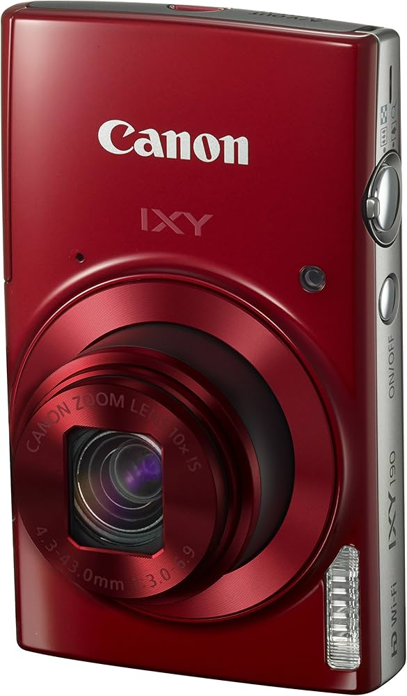 Amazon | Canon デジタルカメラ IXY 190 レッド 光学10倍ズーム