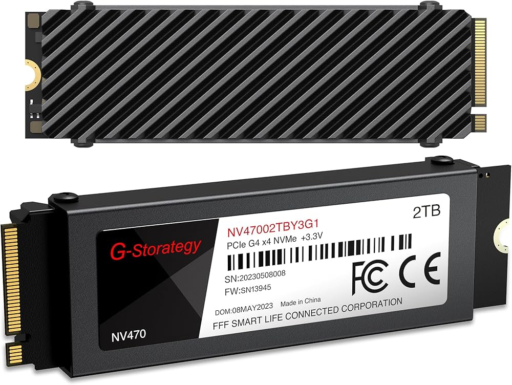 Amazon | G-Storategy SSD 2TB M.2 ヒートシンク 付き 【新型PS5】PS5