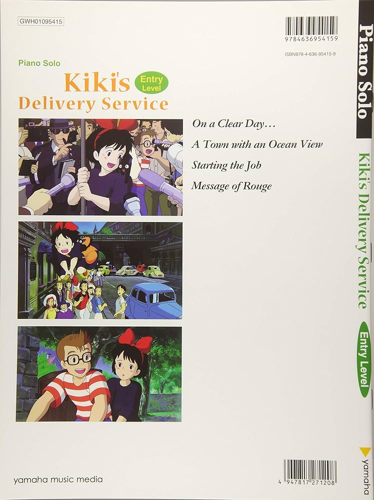 Kiki's Delivery Service for Piano Solo Entry Level /English