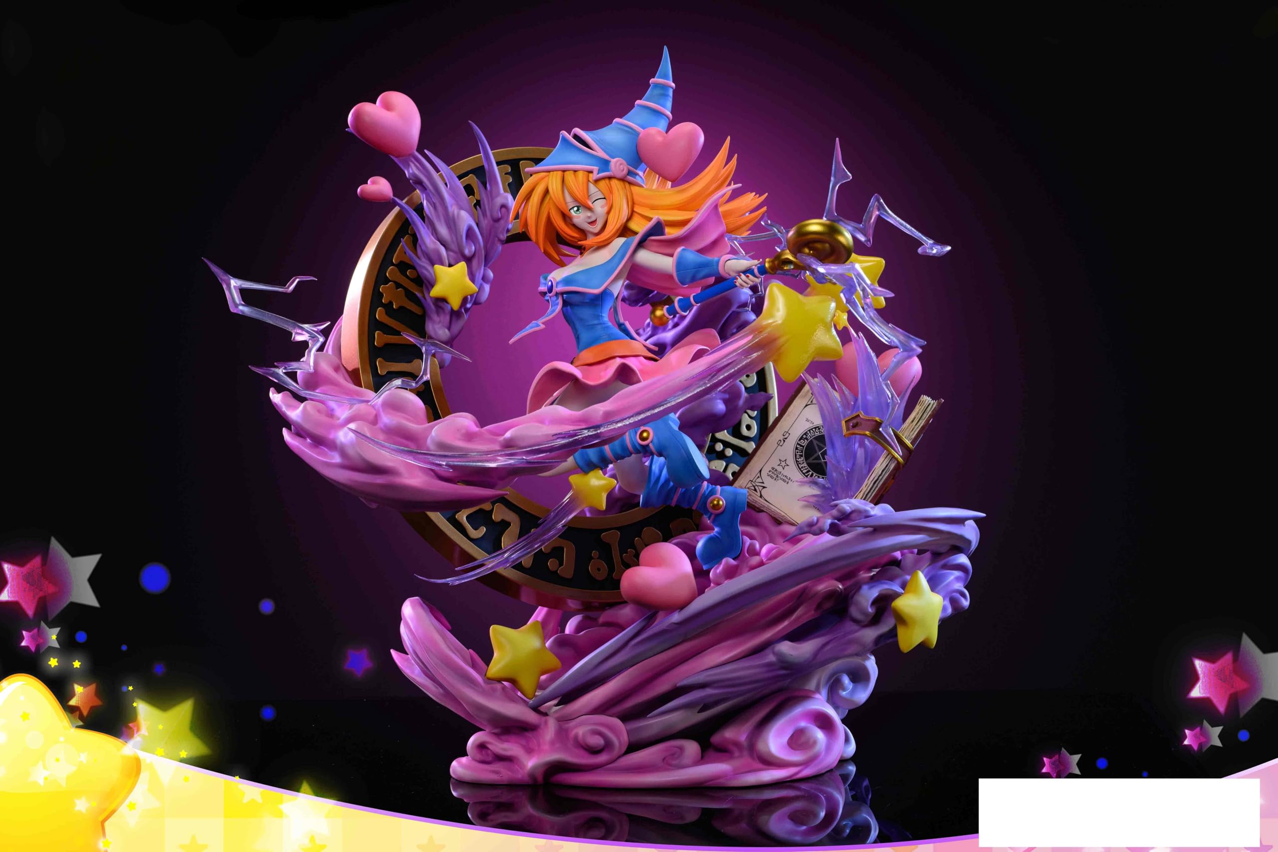 塗装済み ブラックマジシャンガール フィギュア ガレージキット 遊戯王