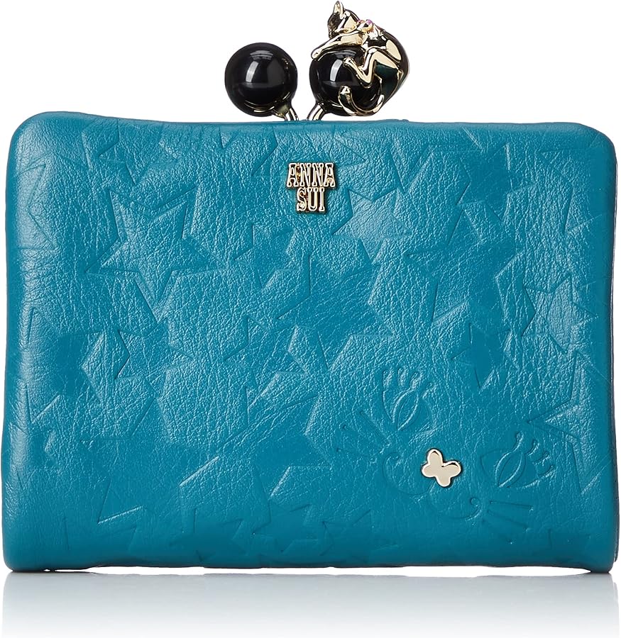Amazon | [ANNA SUI] アナスイ プレイングキャット 内口金二つ折り財布