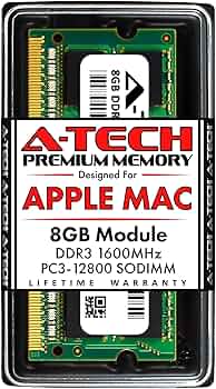 A-Tech 8GB RAM for Apple MacBook Pro (Mid 2012), iMac (Late 2012