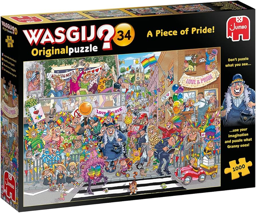 Amazon.com: Jumbo, Wasgij, Retro Original 34 - A Piece of Pride