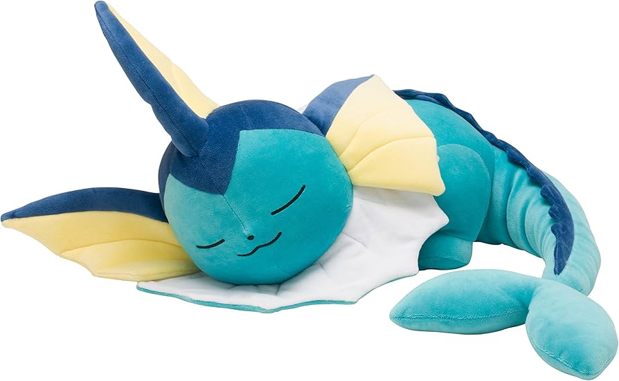 Amazon.co.jp: ぬいぐるみ すやすやシャワーズ 24×46×42(H×W×D