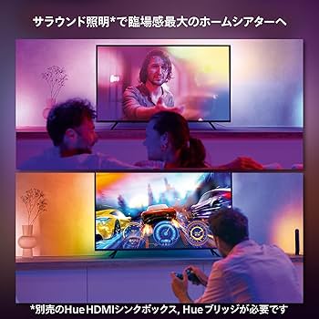 Amazon.co.jp: フィリップスヒュー(Philips Hue) LEDテープライト TV