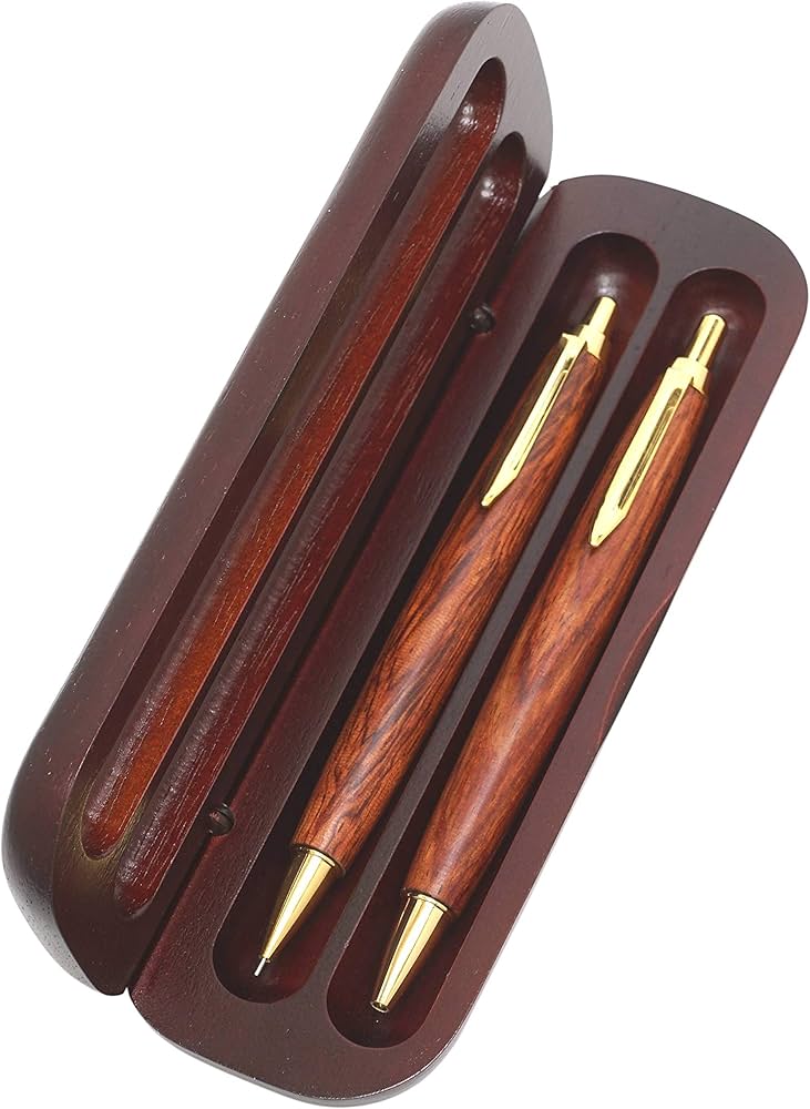 Amazon | タキザワ 日本製木軸レトロケースセット・ジャパンボールペン