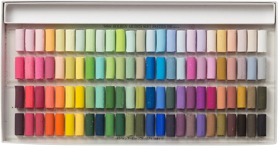 Amazon | ホルベイン ソフトパステル S956 100色セット 09956