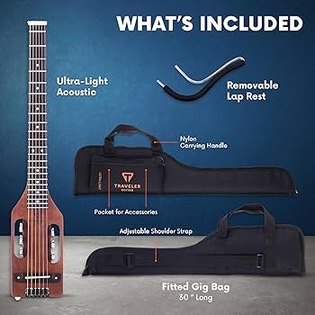Amazon.com: Traveler Guitar Ultra-Light Acoustic Acoustic-Electric