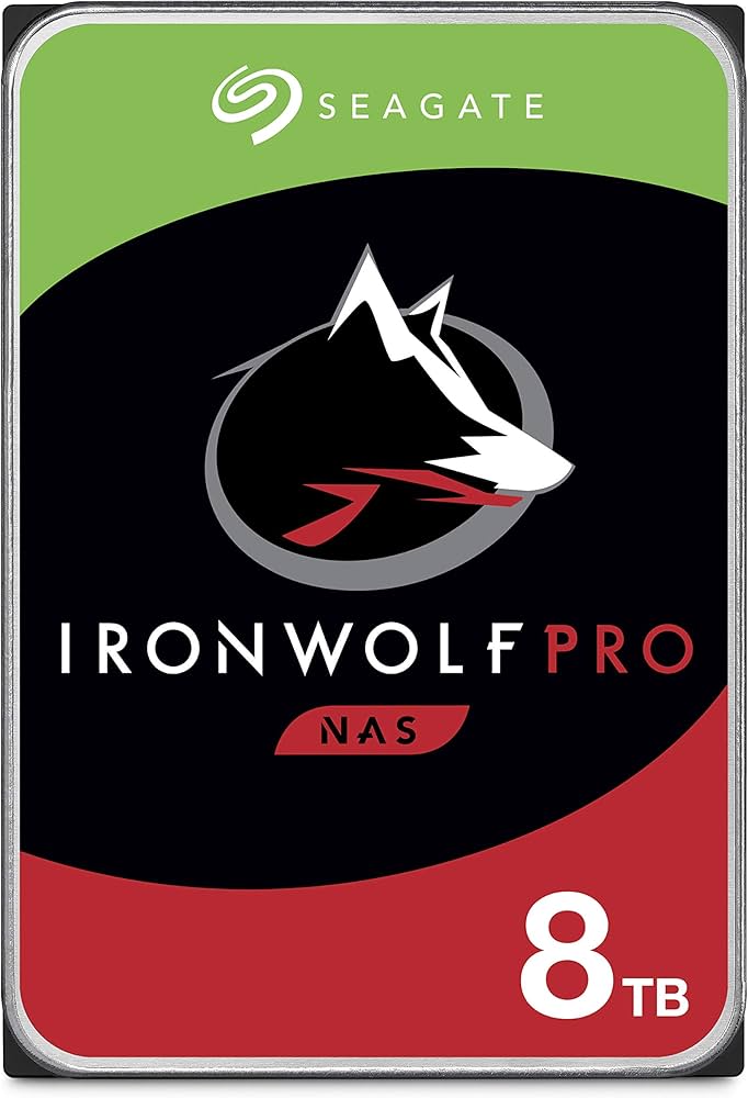 Seagate IronWolf Pro 8TB NAS Internal Hard Drive HDD – 3.5 Inch