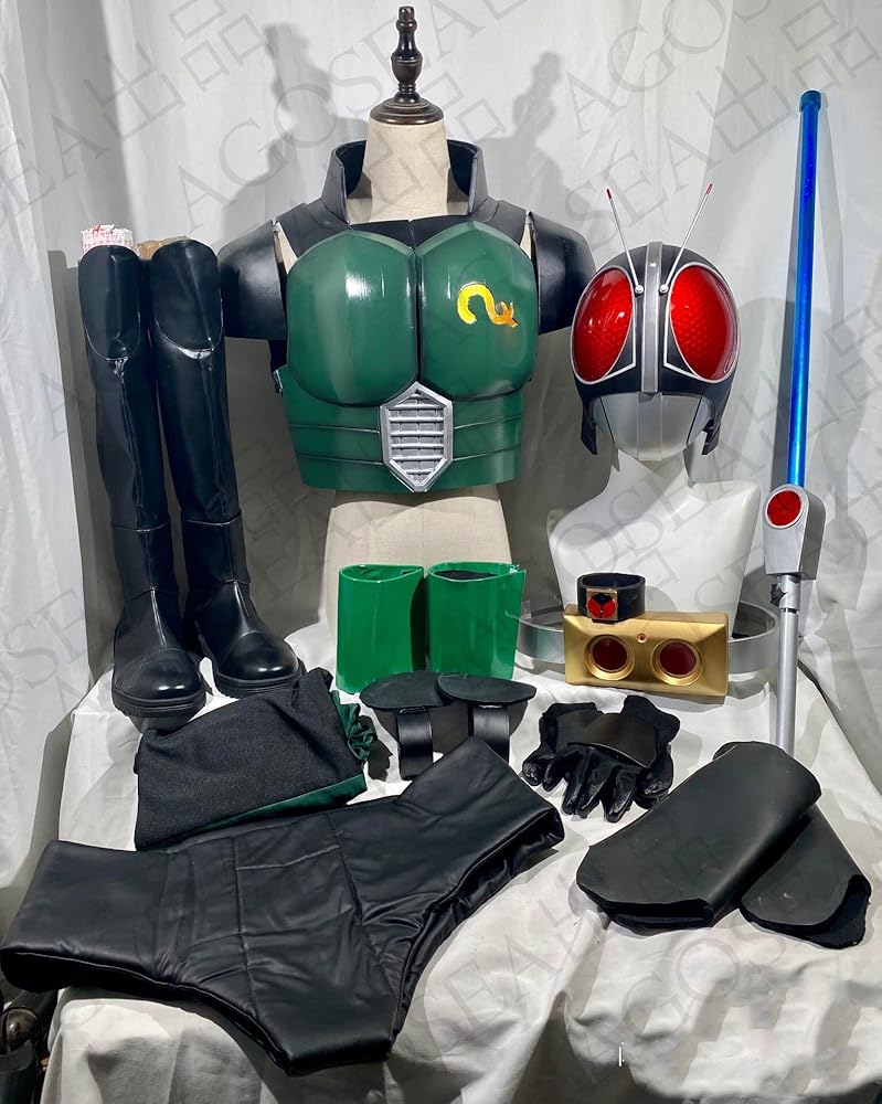 仮面ライダー アーマーパーツ ダークグリーン コスプレ 1/1 特撮