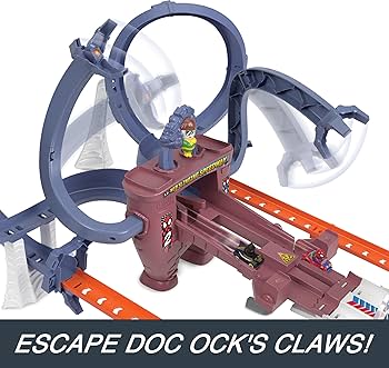Amazon.com: Hot Wheels Toy Car Track Set, RacerVerse Spider-Man's