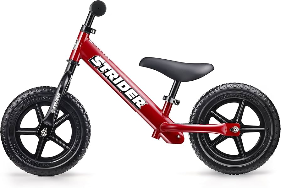 STRIDER バランスバイク 赤 肘膝サポーターセット 2025】ストライダー