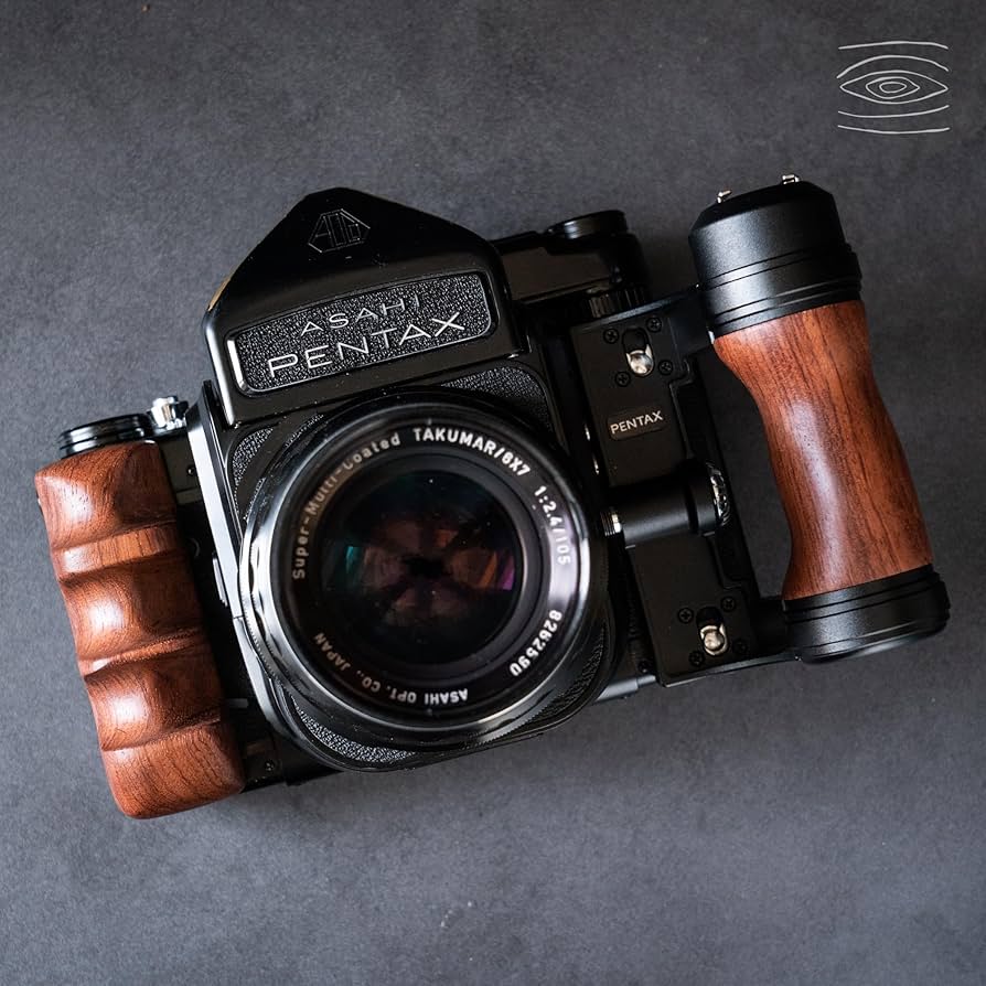 Amazon.com : Wood Wooden Left + Right Camera Hand Grip Kit for