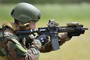 Amazon.co.jp: 6mmtac DANIEL DEFENSEタイプ MK18 mod1 ras2 FDE 9.5